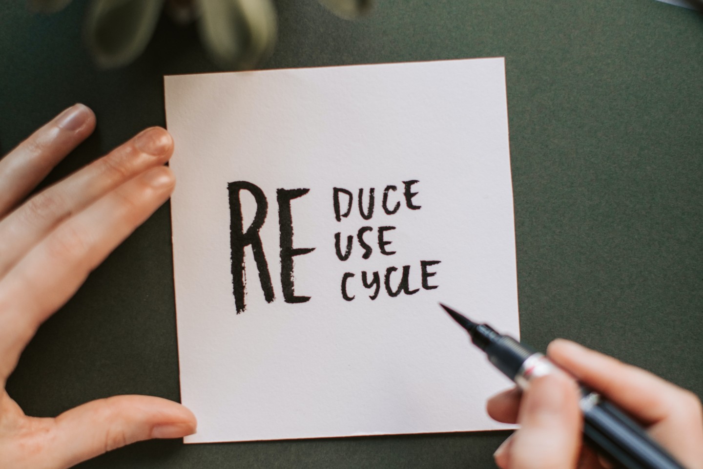 Reduce, Reuse, Recycle - Pexels