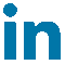 LinkedIn Logo Blau
